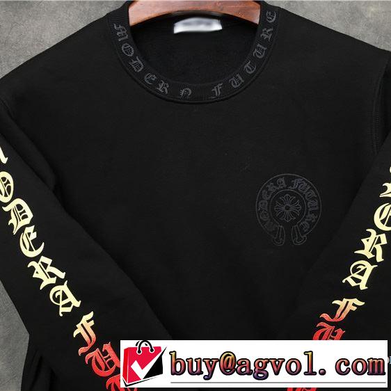 2019年春夏流行ファッション 大人の可愛さを引き立て クロムハーツ CHROME HEARTS 長袖Tシャツ 男女兼用