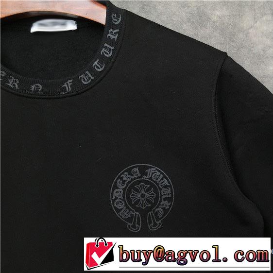 2019年春夏流行ファッション 大人の可愛さを引き立て クロムハーツ CHROME HEARTS 長袖Tシャツ 男女兼用