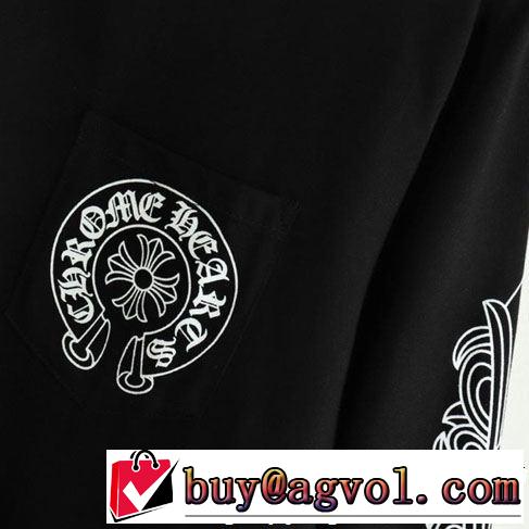 クロムハーツ大人カジュアル夏ファッション2019長袖Tシャツ CHROME HEARTS上品なリラックス感