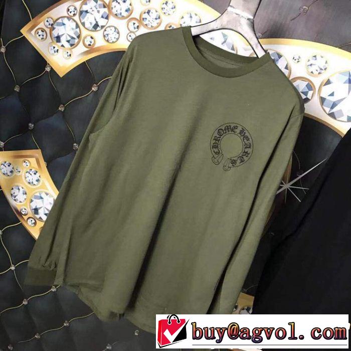 長袖Tシャツ2色可選 2019春夏トレンドアイテム CHROME HEARTS クロムハーツVIPセールでお得
