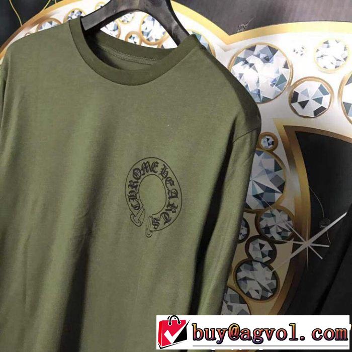 長袖Tシャツ2色可選 2019春夏トレンドアイテム CHROME HEARTS クロムハーツVIPセールでお得