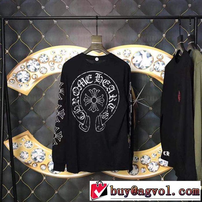 2019限定 男性に人気 長袖Tシャツ CHROME HEARTS クロムハーツ 新作限定早い者勝ち