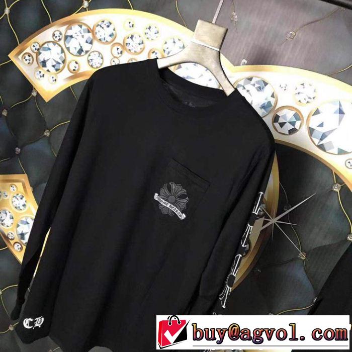 2019限定 男性に人気 長袖Tシャツ CHROME HEARTS クロムハーツ 新作限定早い者勝ち