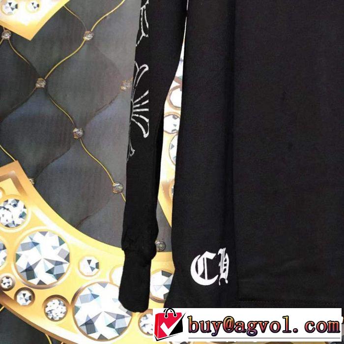 2019限定 男性に人気 長袖Tシャツ CHROME HEARTS クロムハーツ 新作限定早い者勝ち