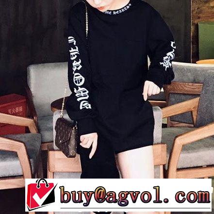 長袖Tシャツ CHROME HEARTS 2色可選春若々しい印象や元気よく見えるクロムハーツ 2019魅力的な新作