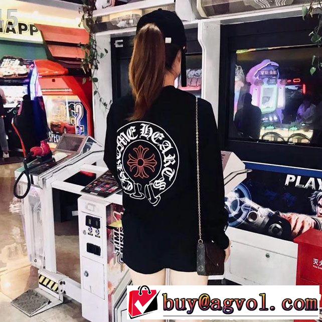  主張性が優れた新作 2色可選 CHROME HEARTS クロムハーツ長袖Tシャツ2019トレンドスタイル！