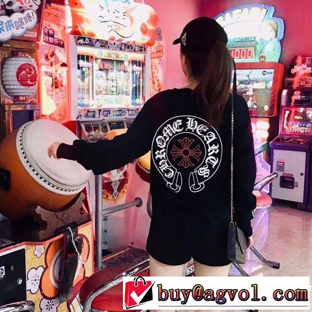 主張性が優れた新作 2色可選 CHROME HEARTS クロムハーツ長袖Tシャツ2019トレンドスタイル！
