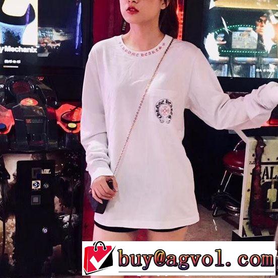 主張性が優れた新作 2色可選 CHROME HEARTS クロムハーツ長袖Tシャツ2019トレンドスタイル！
