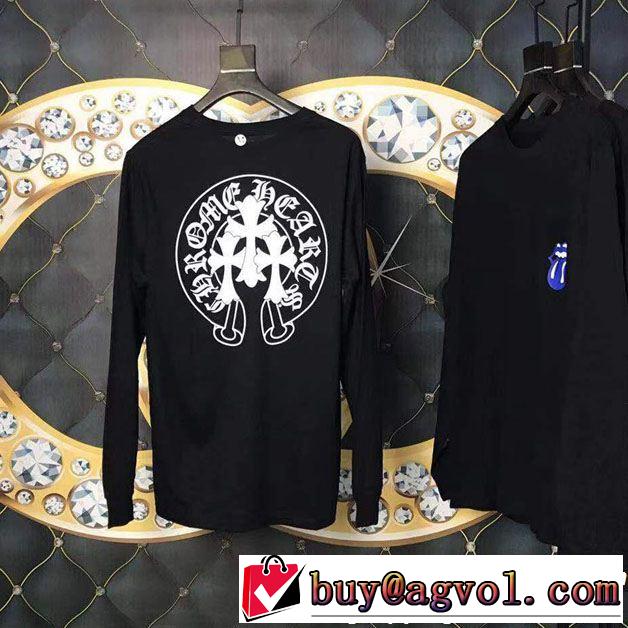 今注目度が上がって 長袖Tシャツ2019年春夏のトレンド CHROME HEARTS クロムハーツ大人っぽさ