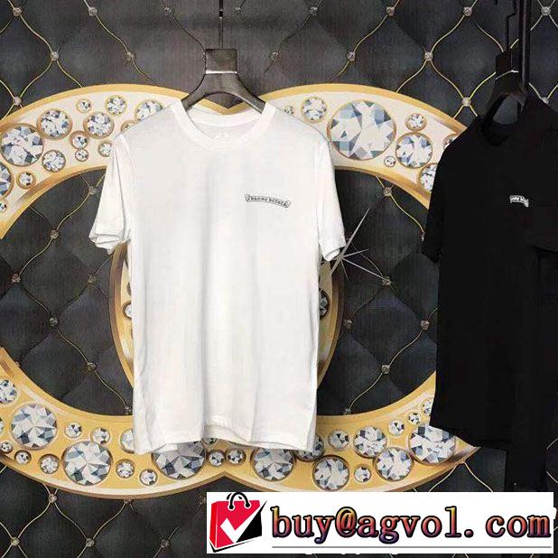 春夏の流行り2019新品 CHROME HEARTS クロムハーツ夏新品完売間近半袖Tシャツ 2色可選