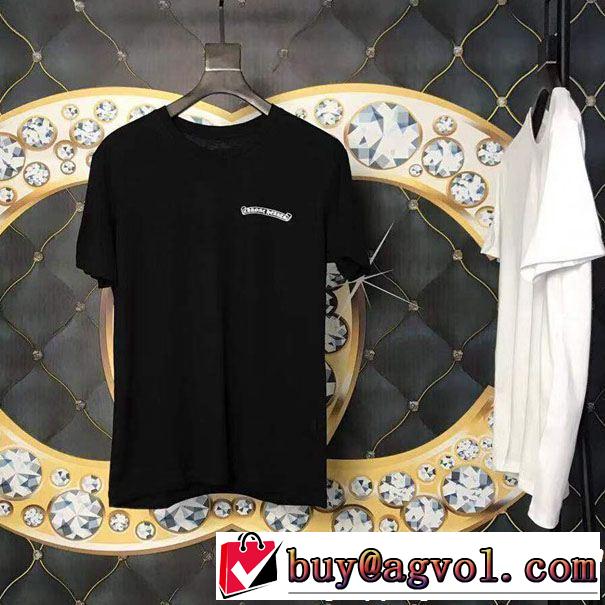 春夏の流行り2019新品 CHROME HEARTS クロムハーツ夏新品完売間近半袖Tシャツ 2色可選