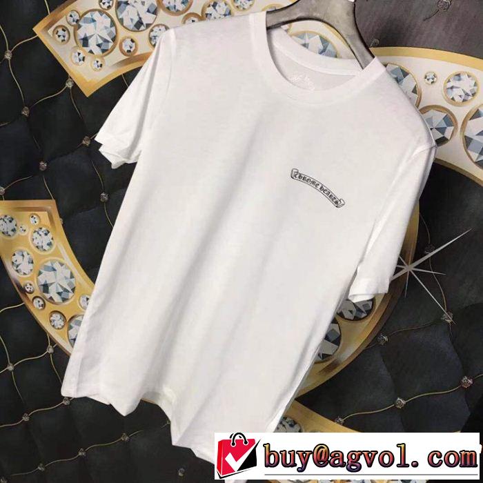 春夏の流行り2019新品 CHROME HEARTS クロムハーツ夏新品完売間近半袖Tシャツ 2色可選