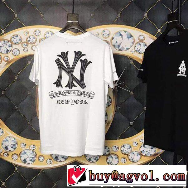 2色可選夏キレ味をプラス クロムハーツ 半袖TシャツCHROME HEARTS 【2019春夏】最新コレクション