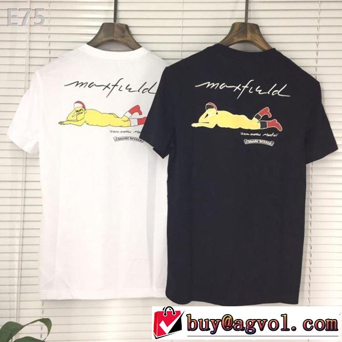  2019年最新ファッションCHROME HEARTS 半袖Tシャツクロムハーツ 2色可選お洒落トレンド人気