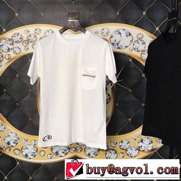 今っぽく新作アイテム クロムハーツ2019SSのトレンド商品 CHROME HEARTS半袖Tシャツ 2色可選