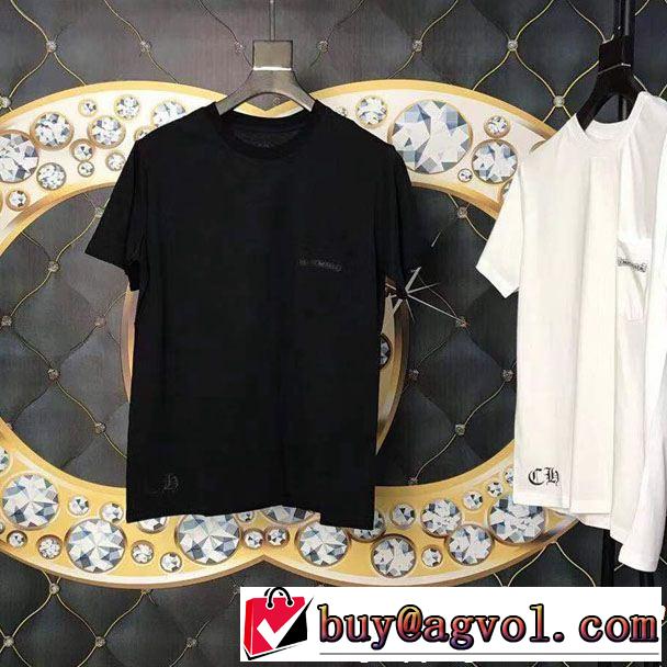 今っぽく新作アイテム クロムハーツ2019SSのトレンド商品 CHROME HEARTS半袖Tシャツ 2色可選