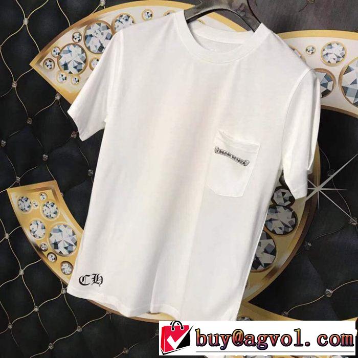 今っぽく新作アイテム クロムハーツ2019SSのトレンド商品 CHROME HEARTS半袖Tシャツ 2色可選