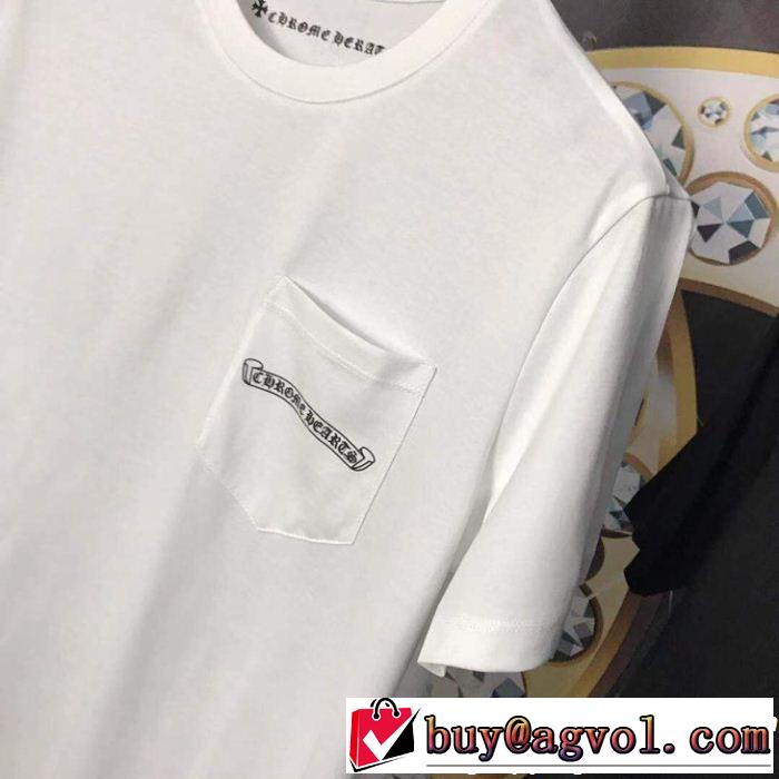CHROME HEARTS知的な夏のスタイル クロムハーツ2019春夏のトレンド新商品 半袖Tシャツ 2色可選