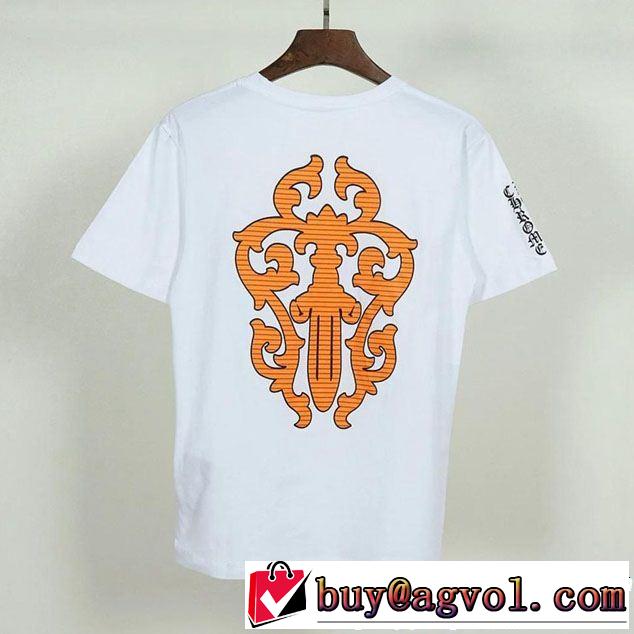  半袖Tシャツ 2色可選 CHROME HEARTS すっきりした印象に 優雅で都会的な装いに仕上げ クロムハーツ