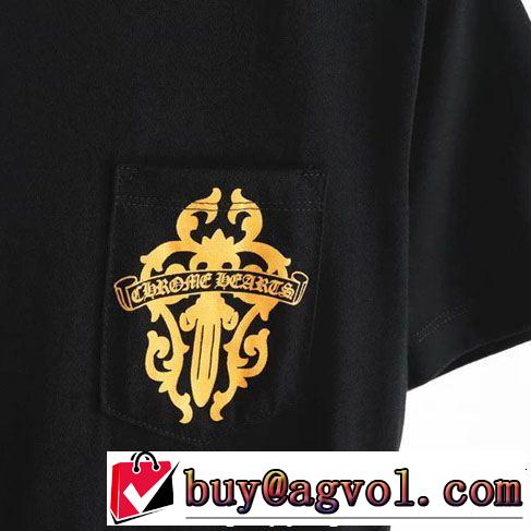 半袖Tシャツ 2色可選 CHROME HEARTS すっきりした印象に 優雅で都会的な装いに仕上げ クロムハーツ
