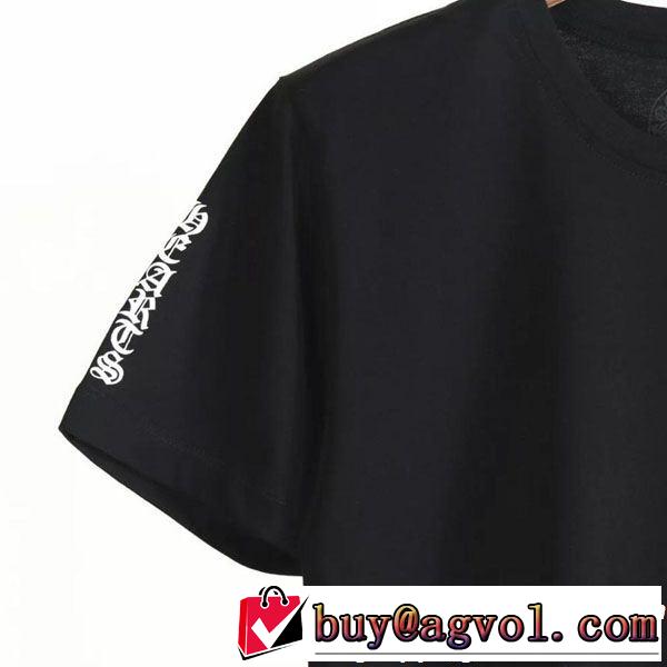 半袖Tシャツ 2色可選 CHROME HEARTS すっきりした印象に 優雅で都会的な装いに仕上げ クロムハーツ