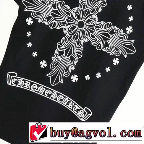 着回し力も抜群です！クロムハーツ半袖Tシャツ 2色可選 CHROME HEARTSおしゃれな夏ファッション2019
