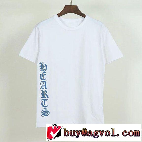  半袖Tシャツ今期注目のブランドトレンド 2色可選CHROME HEARTS2019夏ファション新品 クロムハーツ