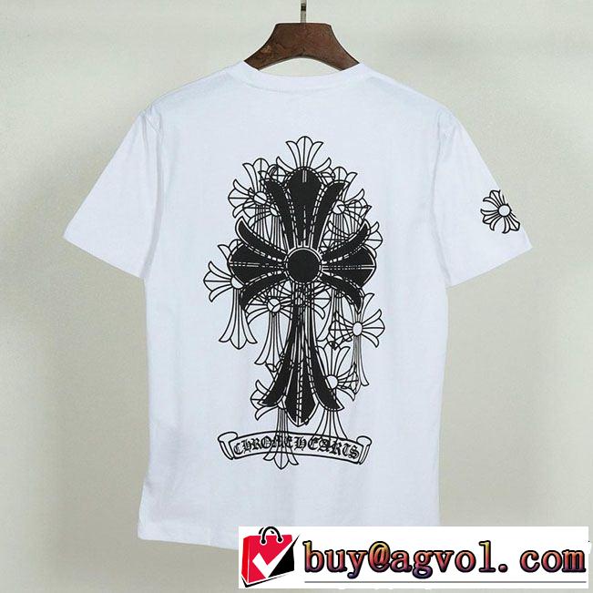  セールで格安 2色可選 CHROME HEARTS 格安SALE クロムハーツ 半袖Tシャツ2019夏ファション新品