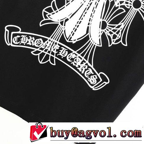セールで格安 2色可選 CHROME HEARTS 格安SALE クロムハーツ 半袖Tシャツ2019夏ファション新品