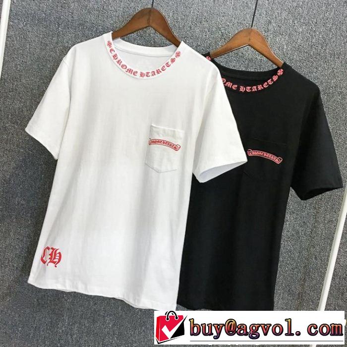  2019春夏も引き続き人気セール 半袖Tシャツ夏キレ味をプラス CHROME HEARTS 2色可選クロムハーツ