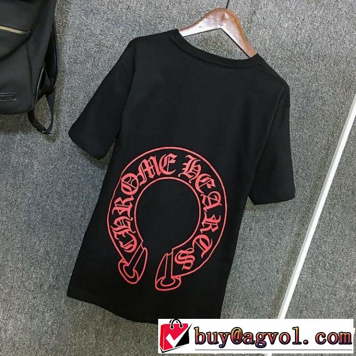 2019春夏も引き続き人気セール 半袖Tシャツ夏キレ味をプラス CHROME HEARTS 2色可選クロムハーツ