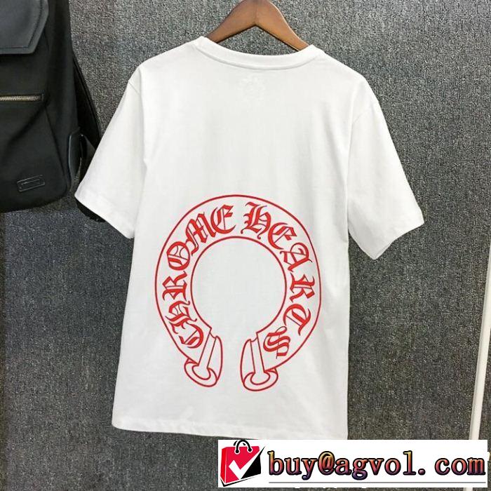 2019春夏も引き続き人気セール 半袖Tシャツ夏キレ味をプラス CHROME HEARTS 2色可選クロムハーツ