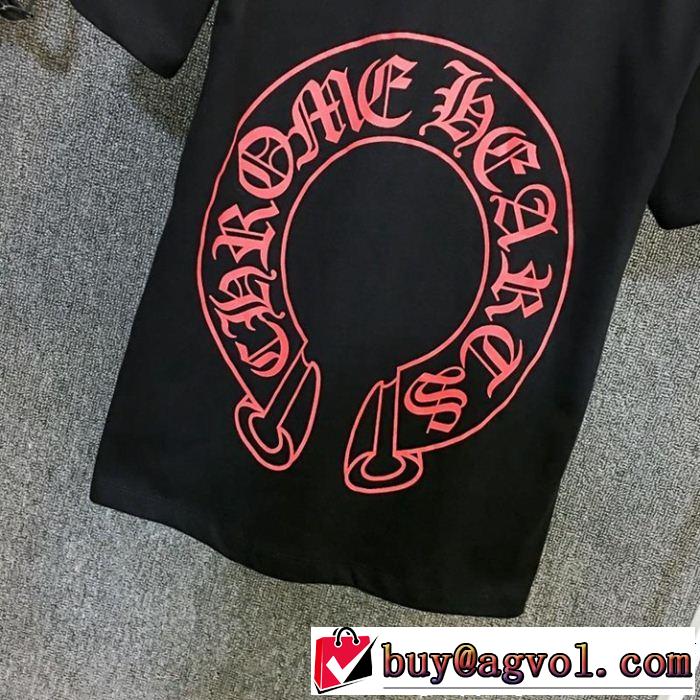 2019春夏も引き続き人気セール 半袖Tシャツ夏キレ味をプラス CHROME HEARTS 2色可選クロムハーツ