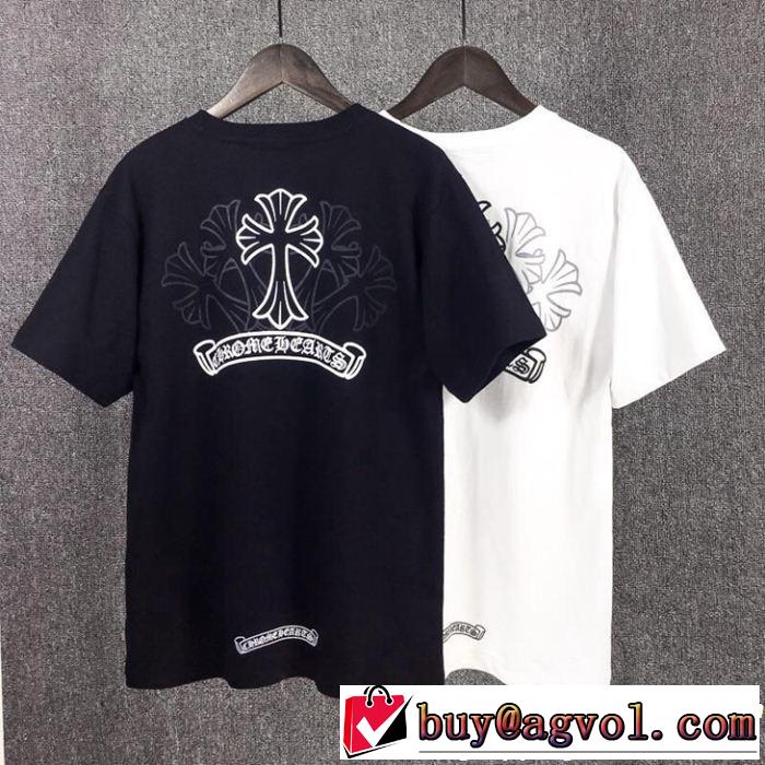 2色可選今っぽく新作アイテム CHROME HEARTS クロムハーツ半袖Tシャツ2019春夏の大注目トレンド