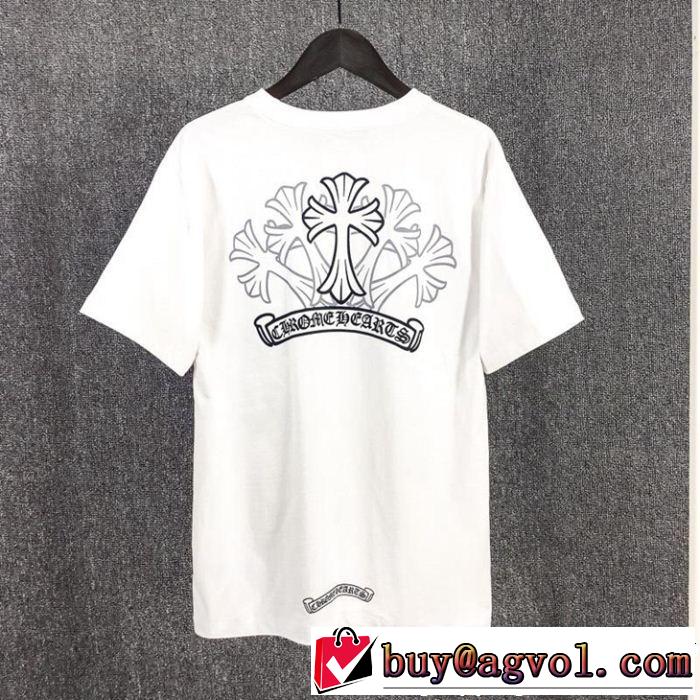 2色可選今っぽく新作アイテム CHROME HEARTS クロムハーツ半袖Tシャツ2019春夏の大注目トレンド
