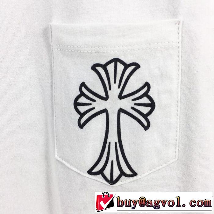2色可選今っぽく新作アイテム CHROME HEARTS クロムハーツ半袖Tシャツ2019春夏の大注目トレンド
