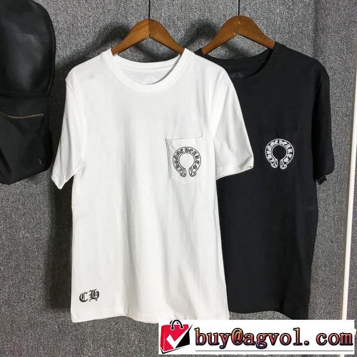  2019年最新ファッション CHROME HEARTS クロムハーツ 今っぽく新作アイテム 半袖Tシャツ 2色可選