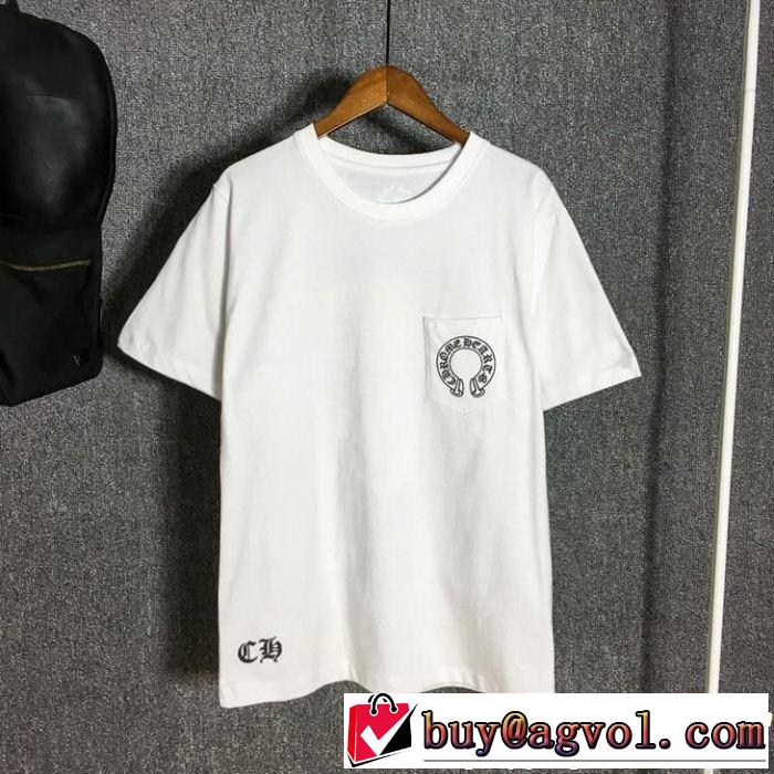 2019年最新ファッション CHROME HEARTS クロムハーツ 今っぽく新作アイテム 半袖Tシャツ 2色可選