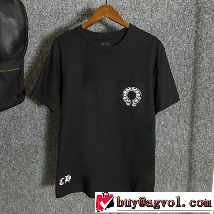 2019年最新ファッション CHROME HEARTS クロムハーツ 今っぽく新作アイテム 半袖Tシャツ 2色可選