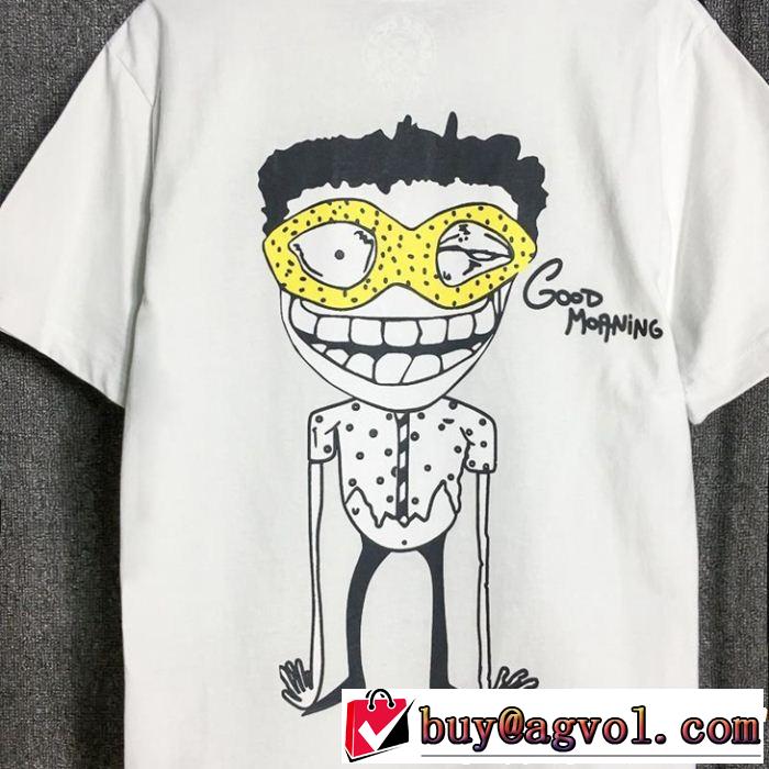 2019年最新ファッション CHROME HEARTS クロムハーツ 今っぽく新作アイテム 半袖Tシャツ 2色可選