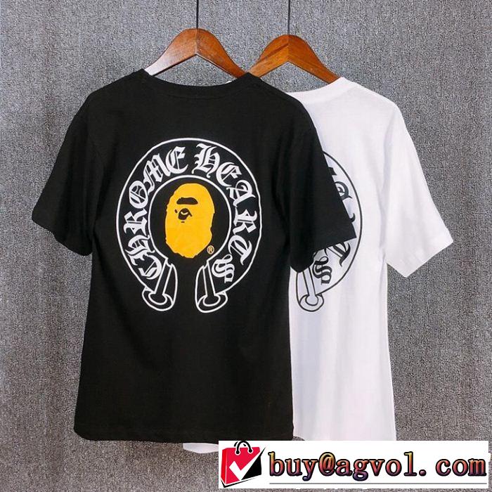 CHROME HEARTS まずは定番！人気アイテム クロムハーツ 半袖Tシャツ【2019年】夏のファッション 2色可選
