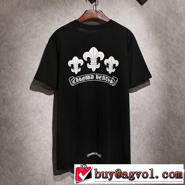海外セレブは大人気 CHROME HEARTS クロムハーツ2019年春夏シーズンの人気 半袖Tシャツ 2色可選
