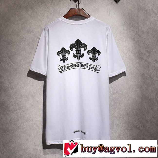 海外セレブは大人気 CHROME HEARTS クロムハーツ2019年春夏シーズンの人気 半袖Tシャツ 2色可選