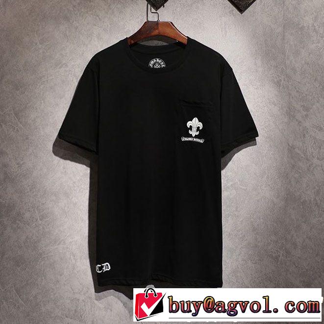 海外セレブは大人気 CHROME HEARTS クロムハーツ2019年春夏シーズンの人気 半袖Tシャツ 2色可選