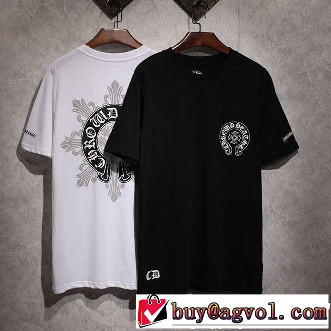  キレイめ感が強いCHROME HEARTS 半袖Tシャツ今流行りの最新コレクションクロムハーツ2色可選