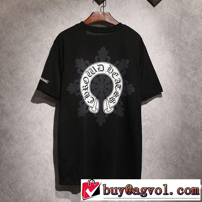 キレイめ感が強いCHROME HEARTS 半袖Tシャツ今流行りの最新コレクションクロムハーツ2色可選