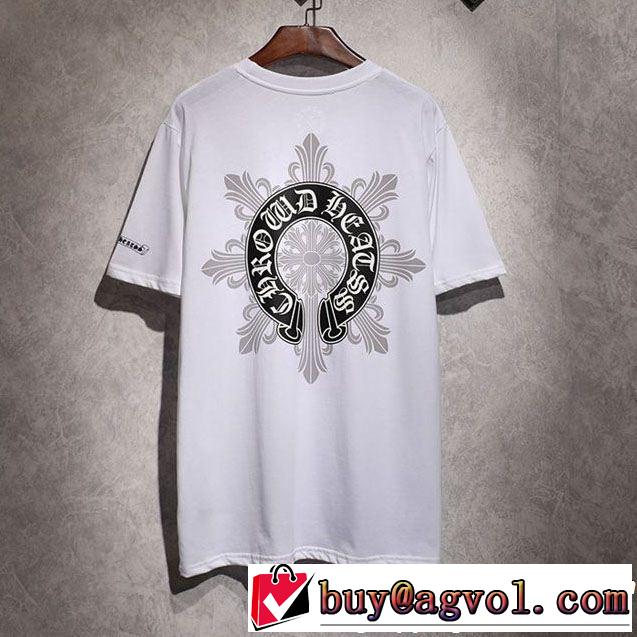 キレイめ感が強いCHROME HEARTS 半袖Tシャツ今流行りの最新コレクションクロムハーツ2色可選