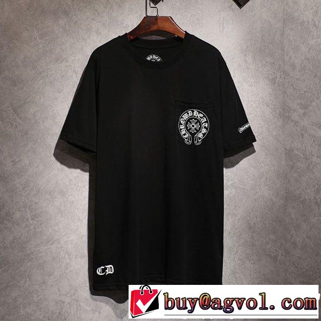 キレイめ感が強いCHROME HEARTS 半袖Tシャツ今流行りの最新コレクションクロムハーツ2色可選