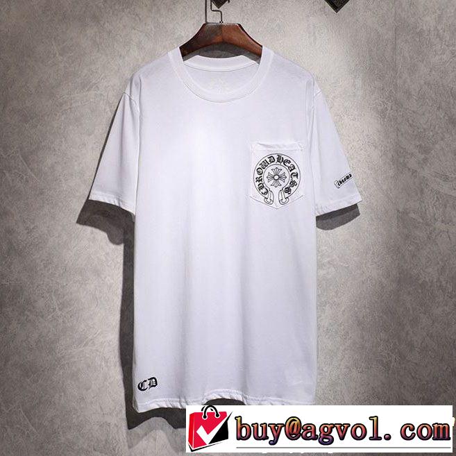 キレイめ感が強いCHROME HEARTS 半袖Tシャツ今流行りの最新コレクションクロムハーツ2色可選