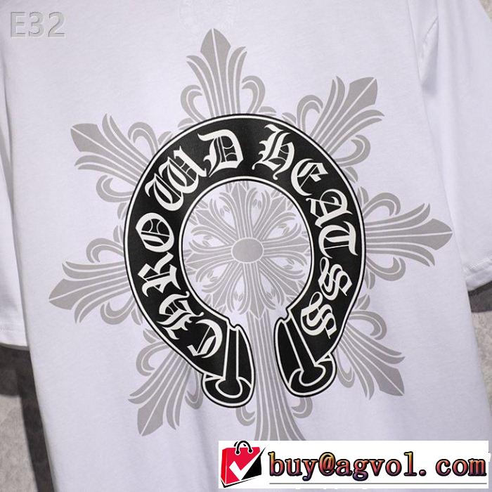 キレイめ感が強いCHROME HEARTS 半袖Tシャツ今流行りの最新コレクションクロムハーツ2色可選